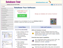 Tablet Screenshot of databasetour.net